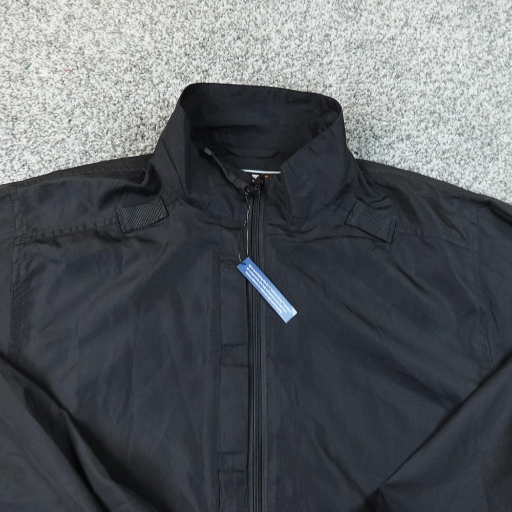 NEW 5.11 Tactical Jacket Mens M Black Lightweight Windbreaker Full Zip Coat Work - Picture 2 of 8